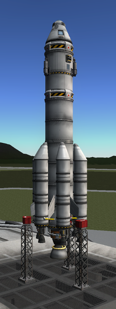 Image result for kerbal x stock rocket