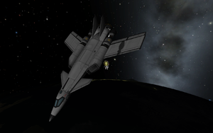 Kerbal Space Program. BABY FLANKER: Single-engine trainer